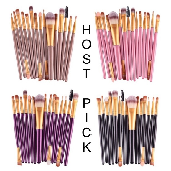 🎉HP🎉15 Piece Makeup Brush Set - Picture 1 of 7